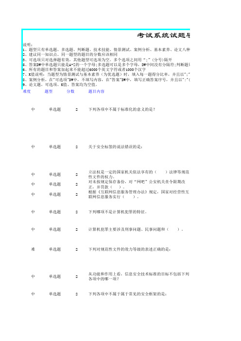 信息安全法规与标准(第一套)