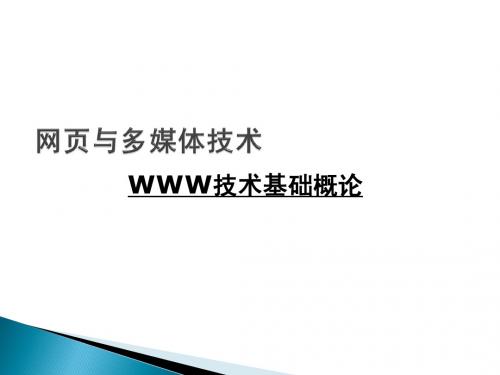 1_WWW技术基础概述