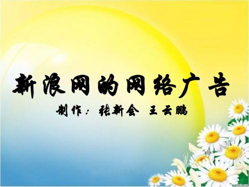 新浪网的网络广告