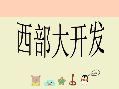 西部大开发