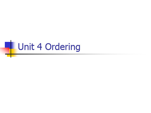 外语经贸函电课件unit4