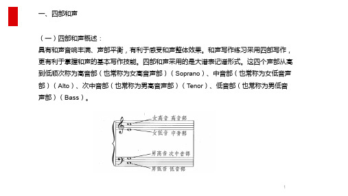 四部和声ppt课件