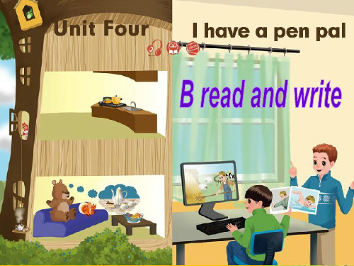 人教版PEP英语六年级上册Unit4 I have a pen palB read and write等