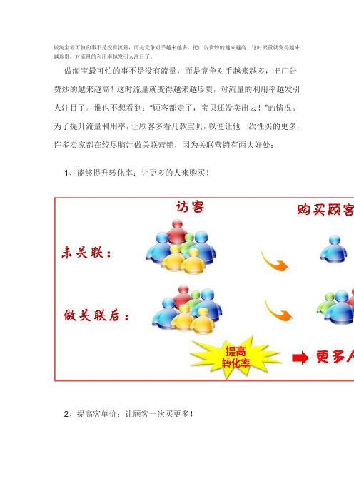 淘宝店铺关联营销,让您留住30%的买家