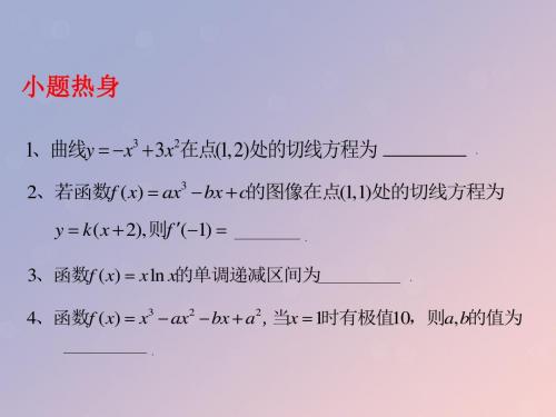 2018年高中数学第三章导数及其应用3.4导数在实际生活中的应用课件11苏教版