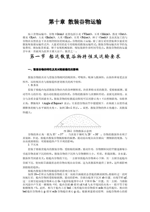 散装谷物运输