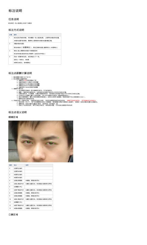 [互联网标注] 人脸关键点标注任务