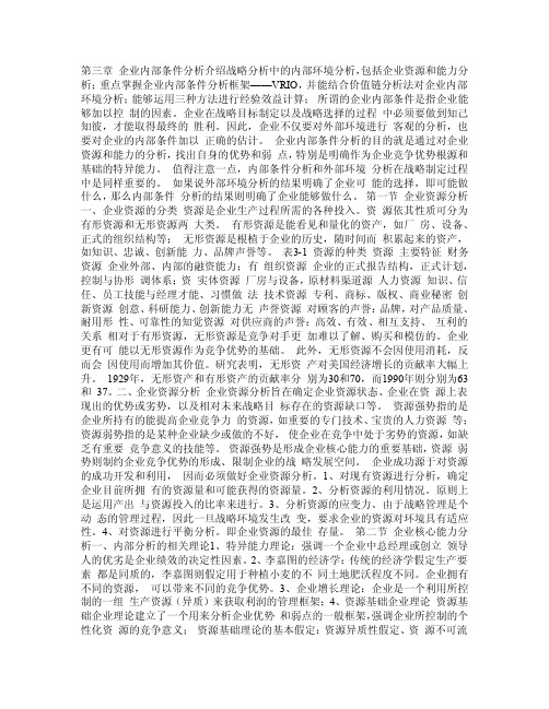 vrio分析