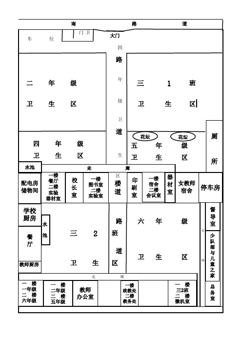 三小学校平面图