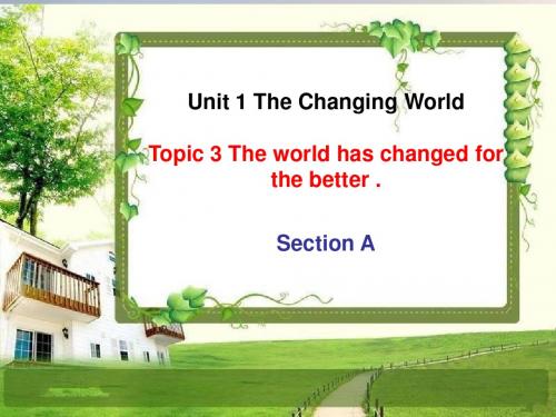 仁爱版九年级英语上册Unit1 Topic3课件(共78张PPT)