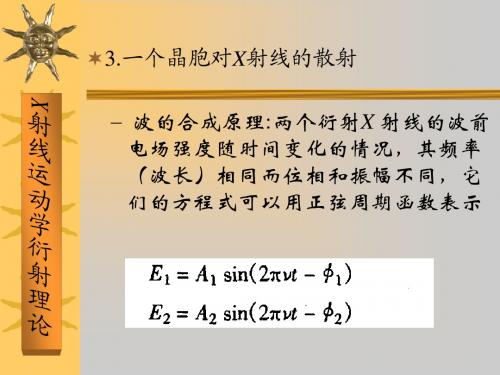 第2-2章   X射线运动学衍射理论-2