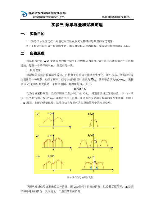 03频率混叠和采样定理