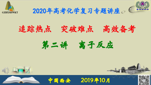 最新高考化学复习专题讲座：第二讲离子反应ppt优质课件
