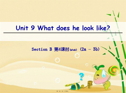 七年级英语下册unit9whatdoeshelooklike(第4课时)