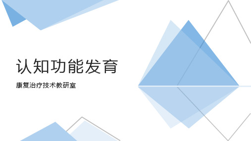 认知功能发育