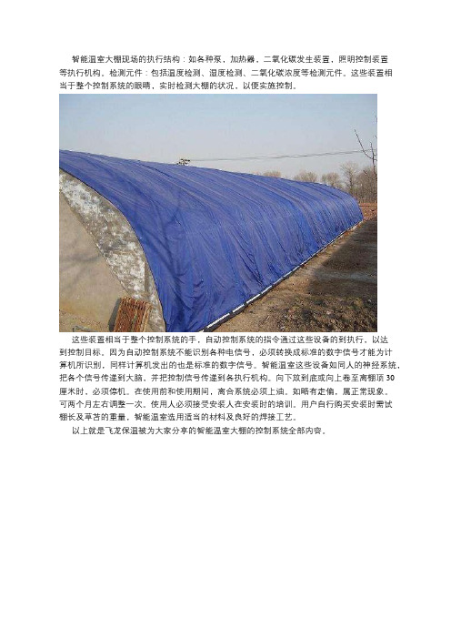 智能温室大棚的控制系统