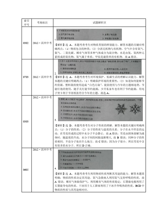 2012滨州试题