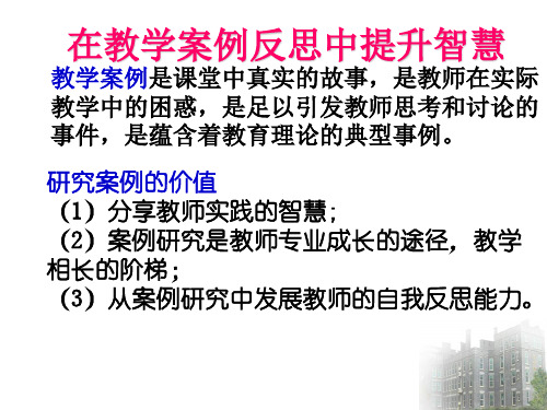物理优秀教学案例分析