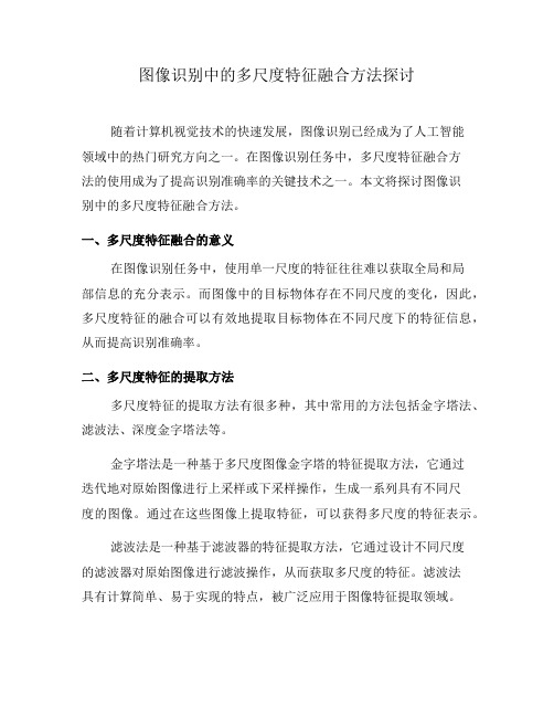 图像识别中的多尺度特征融合方法探讨(六)