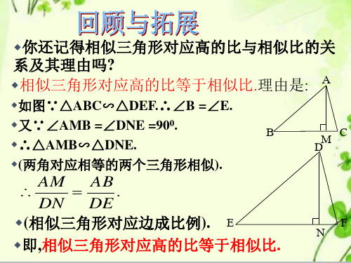 中小学精品课件相似多边形的性质课件ppt