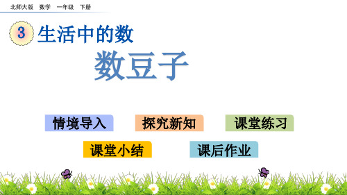 北师大版一年级下册数学《数豆子》(共17张PPT)