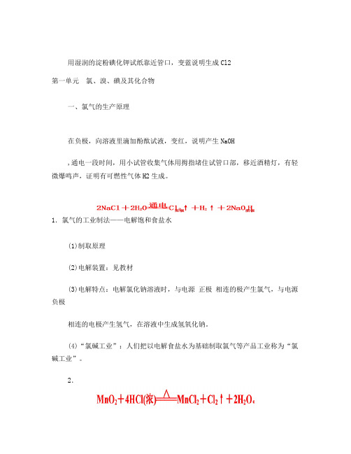 氯溴碘及其化合物