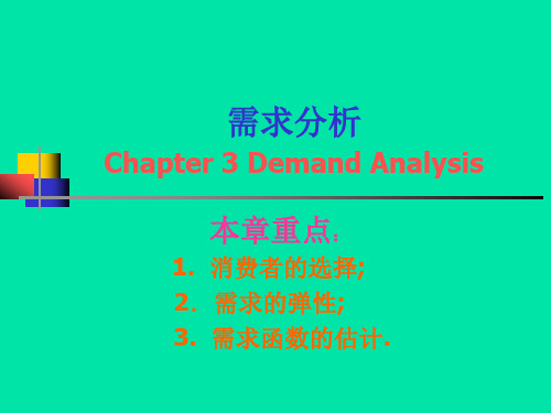 西安理工大学-管理经济学需求分析(1)