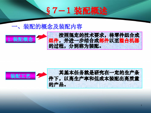 机械制造工艺学第六章机器装配工艺过程设计