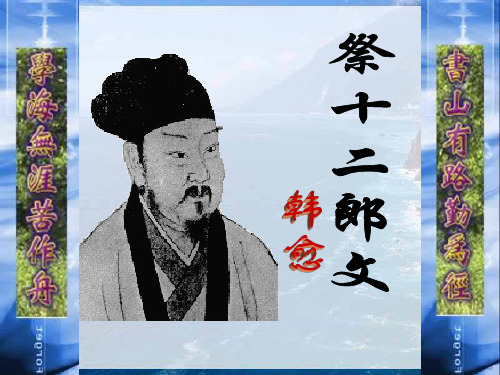 祭十二郎文PPT(优秀课件)45 人教版