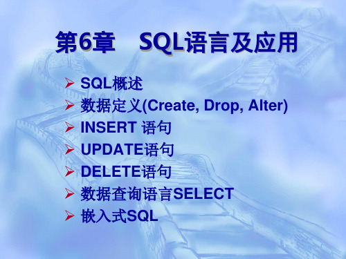 VisualFoxPro第6讲SQL