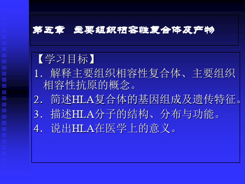 5第五章  主要组织相容性复合体及产物 《病原生物与免疫学》课件