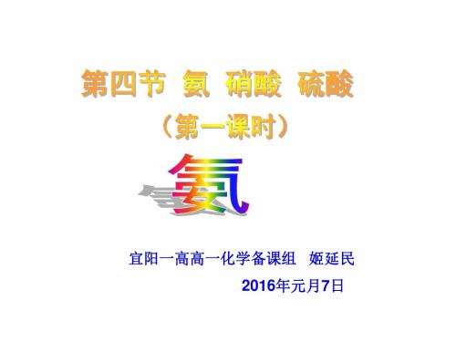 氨和铵盐