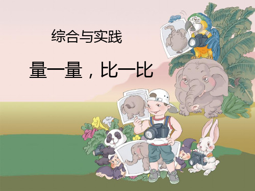 二年级上册数学课件量一量 比一比 ｜人教新课标(秋) (共7张PPT)