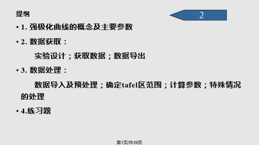 tafel曲线PPT课件