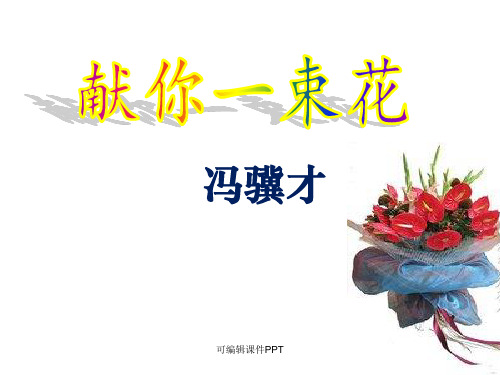 北师大版五年级上册《献你一束花》ppt课件