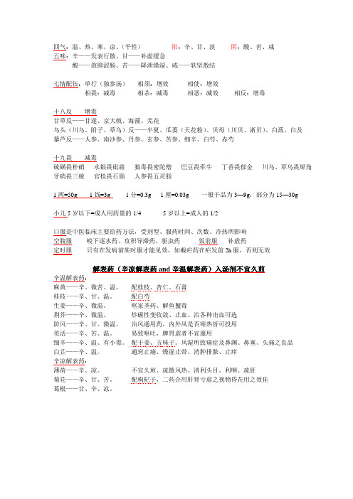 中药配伍