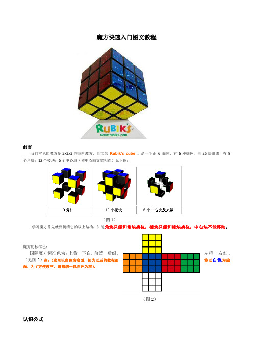 魔方快速入门图文教程