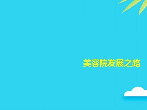 【正式版】美容院发展之路PPT