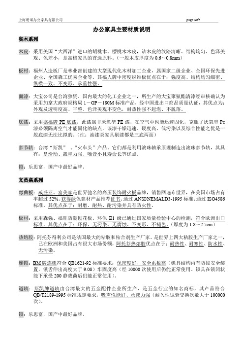 办公家具主要材质说明4