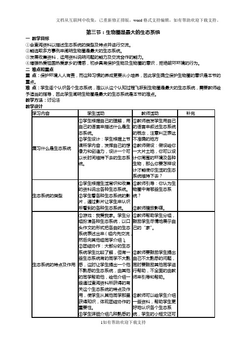 教学课件：生物圈是最大的生态系统