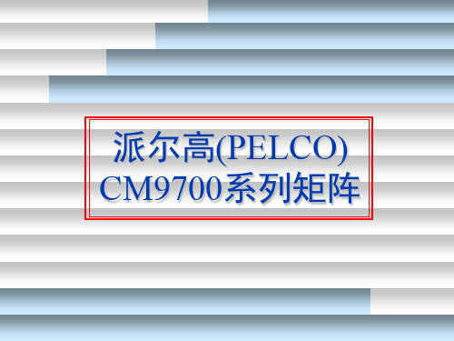 派尔高9700系列矩阵_9760_9770_9780