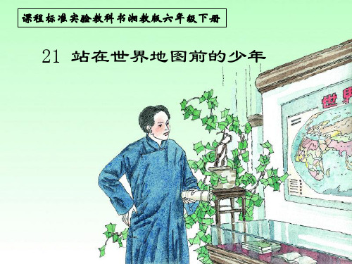 六年级下册语文《 站在世界地图前的少年》湘教版