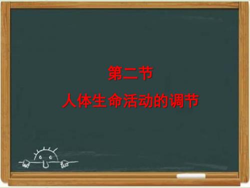 苏教版高中生物必修三《人体生命活动的调节》复习课件-新版