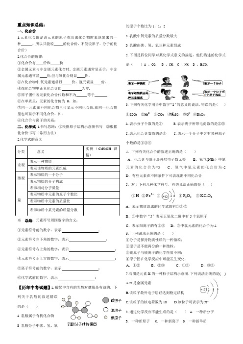 化合价