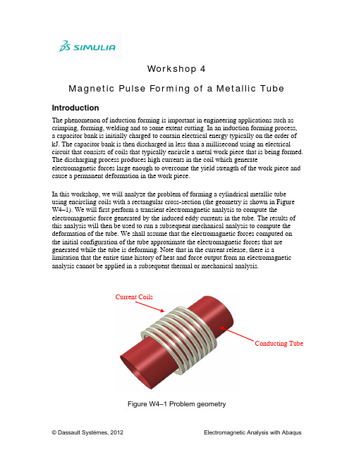 ABAQUS Workshop - TubeForming