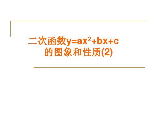 二次函数图像课件