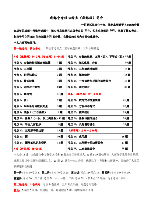 成都市中考核心考点-第十讲 几何图形综合(25题)(B卷)