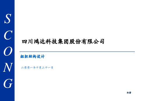 某咨询为某集团咨询全案组织结构设计第1次研讨会