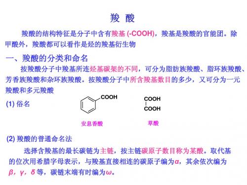 第十章 羧酸及羧酸衍生物