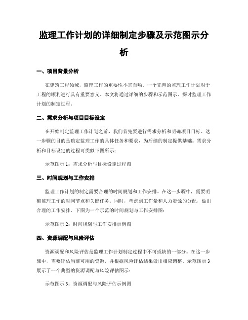监理工作计划的详细制定步骤及示范图示分析